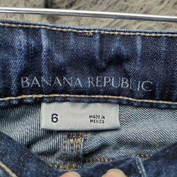 Banana Republic Jeans Womens Size 6 Blue Classic Bootcut Stretch Denim - Picture 2 of 12